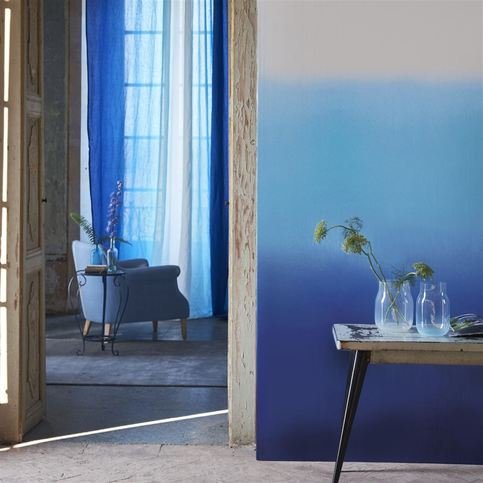 Savoie Cobalt Fabric by Designers Guild