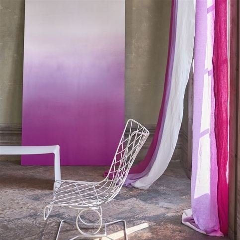 Savoie Fuchsia Wallcovering by Designers Guild