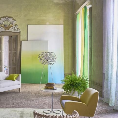 Savoie Lemongrass Fabric by Designers Guild