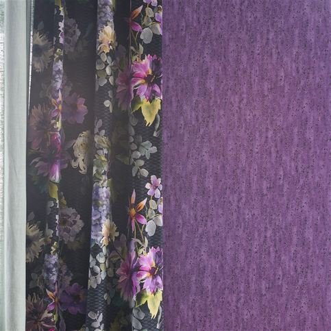Shalimar Garden Amethyst Fabric by Designers Guild 