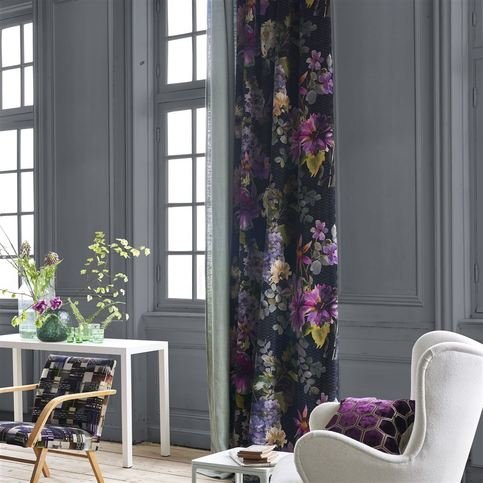 Shalimar Garden Amethyst Fabric by Designers Guild 