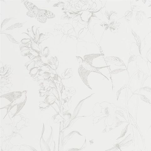 Sibylla Silver Wallpaper by Designers Guild  
