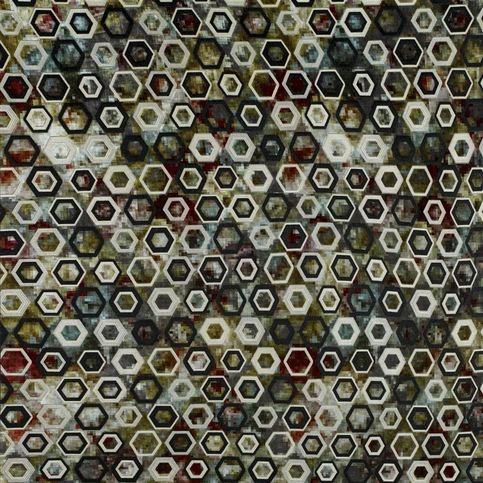 Sukhna Damson Fabric by Designers Guild 