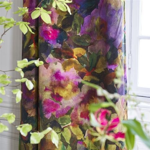 Surimono Berry Fabric by Designers Guild 