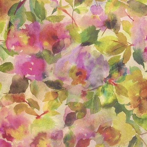 Surimono Berry Wallcovering by Designers Guild