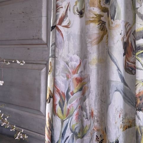 Tulipa Stellata Birch Fabric by Designers Guild 