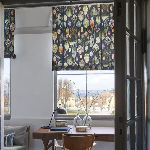 Tulsi Aubergine Fabric by Designers Guild 