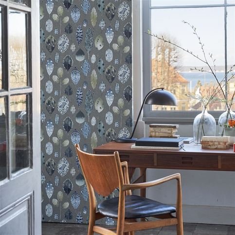Tulsi Zinc Wallcovering by Designers Guild