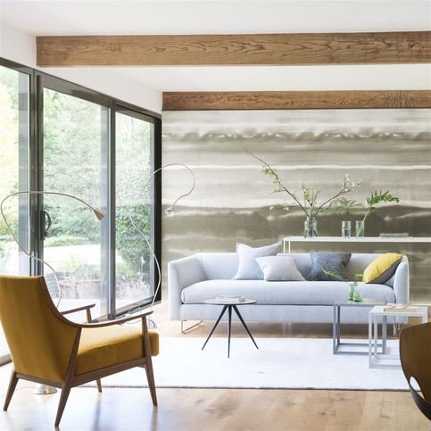 Ukiyoe Graphite Wallcovering by Designers Guild 