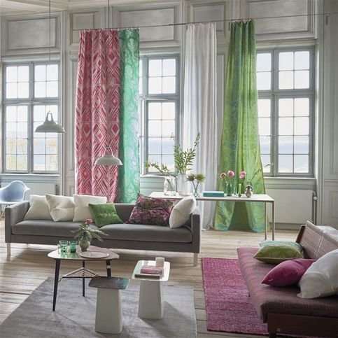 Valbonella Fuchsia Fabric by Designers Guild 