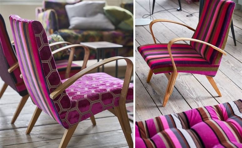 Varese Lambusa Berry Fabric by Designers Guild 