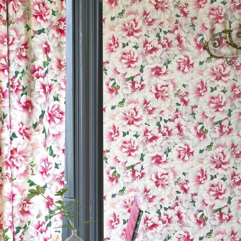 Variegated Azalea Azalea Wallcovering by Designers Guild