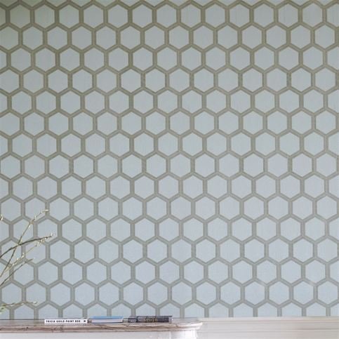 Zardozi Eau De Nil Wallcovering by Designers Guild