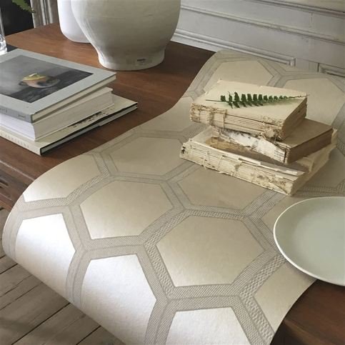 Zardozi Linen Wallcovering by Designers Guild