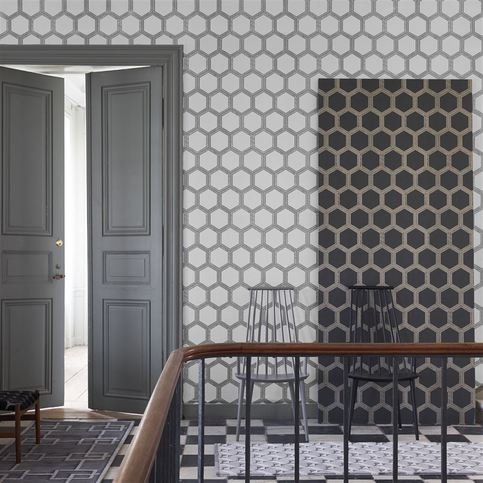 Zardozi Platinum Wallcovering by Designers Guild