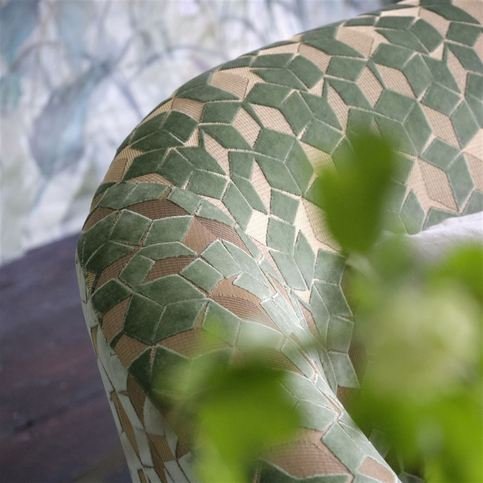 Fitzrovia Antique Jade Fabric by Designers Guild 