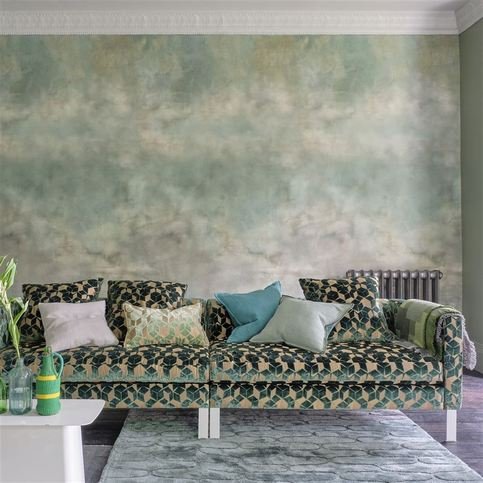 Fitzrovia Azure Fabric by Designers Guild 