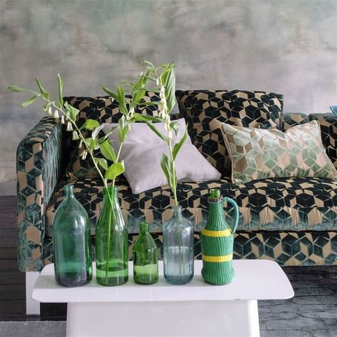 Fitzrovia Azure Fabric by Designers Guild 