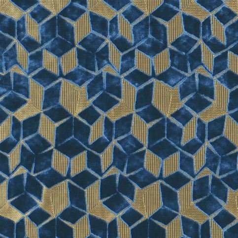 Fitzrovia Cerulean Fabric by Designers Guild 