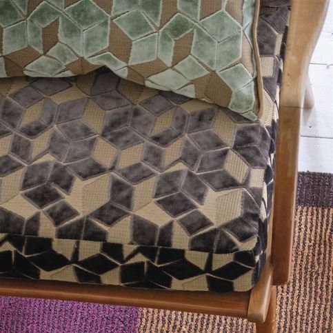 Fitzrovia Espresso Fabric by Designers Guild 