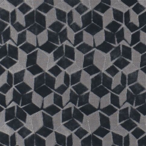 Fitzrovia Graphite Fabric by Designers Guild 