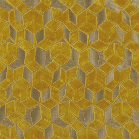 Fitzrovia Ochre Fabric by Designers Guild 