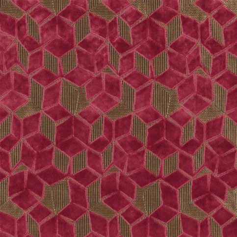 Fitzrovia Raspberry Fabric by Designers Guild 