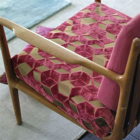 Fitzrovia Raspberry Fabric by Designers Guild 
