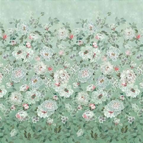 Fleur Blanche Eau de Nil Wallcovering by Designers Guild