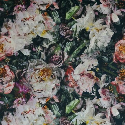 Fleur De Nuit Noir Fabric by Designers Guild 