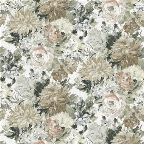 Fleurs D Artistes Chalk Fabric by Designers Guild 
