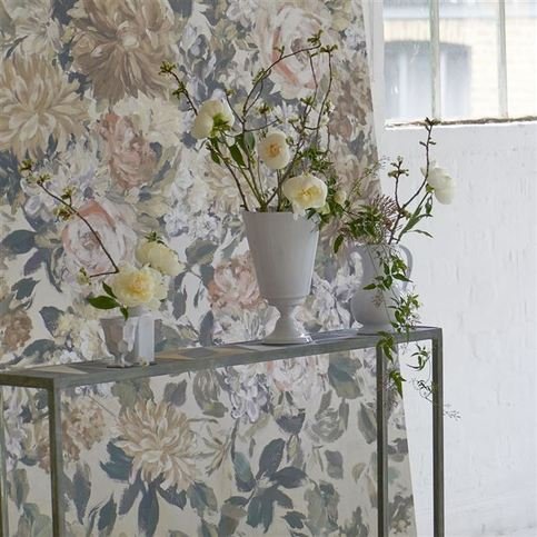 Fleurs D Artistes Chalk Wallcovering by Designers Guild