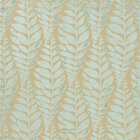Foglia Duck Egg Fabric by Designers Guild 