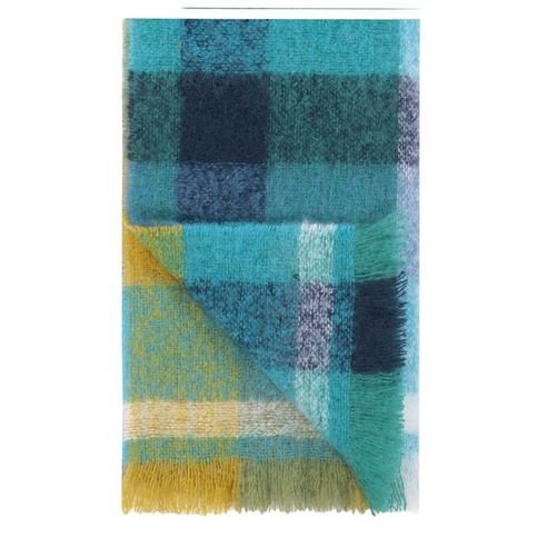 Fontaine Cobalt Throw by Designers Guild