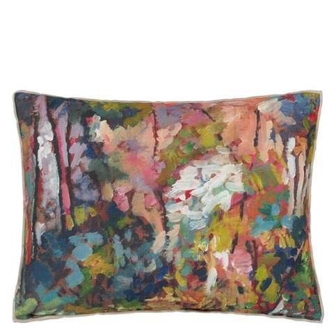 Foret Impressionniste Forest Cushion by Designers Guild