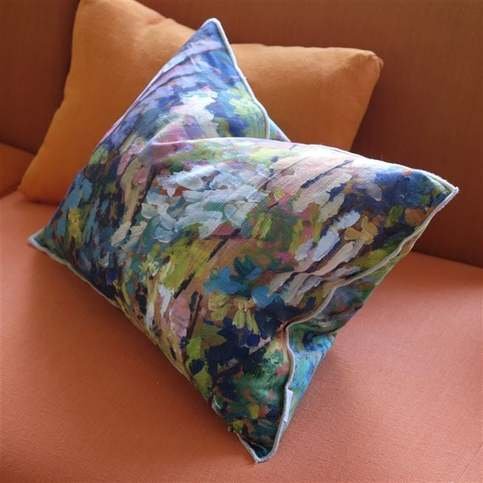 Foret Impressionniste Forest Cushion by Designers Guild