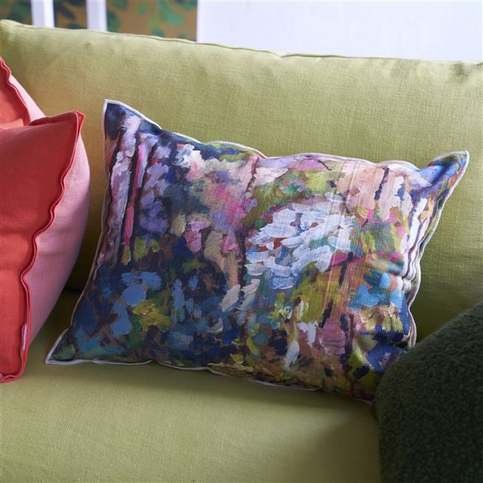 Foret Impressionniste Forest Cushion by Designers Guild
