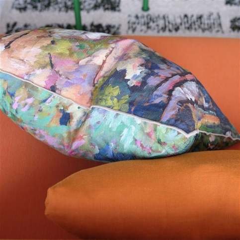 Foret Impressionniste Forest Cushion by Designers Guild