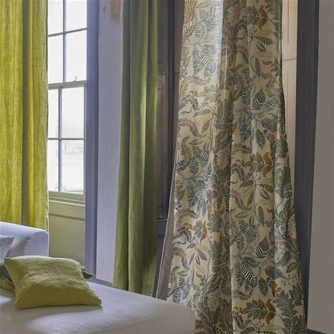 Fougere Sepia Fabric by Designers Guild 