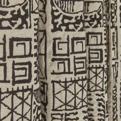 Galletta Charcoal Fabric by William Yeoward