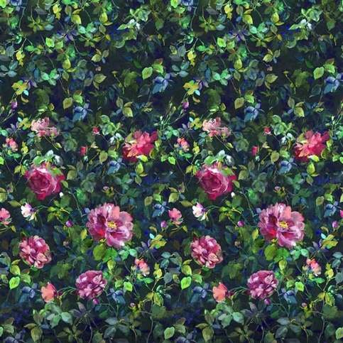Gertrude Rose Fuchsia Wallcovering by Designers Guild