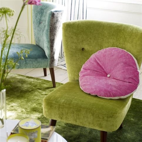 Glenville Lime Dg Fabric by Designers Guild 