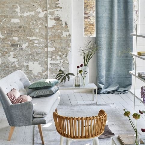 Glenville Silver Fabric by Designers Guild 