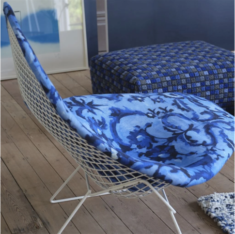 Guerbois Cobalt Fabric by Designers Guild 