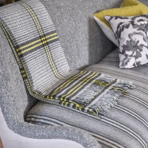 Haldon Graphite Fabric by Designers Guild 