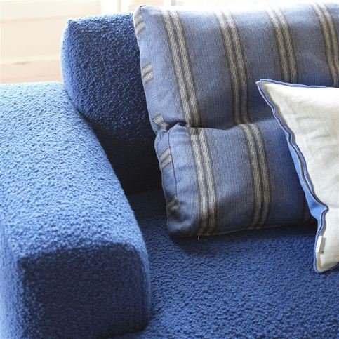 Haldon Indigo Fabric by Designers Guild 