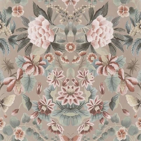 Ikebana Damask Gilver Wallcovering by Designers Guild