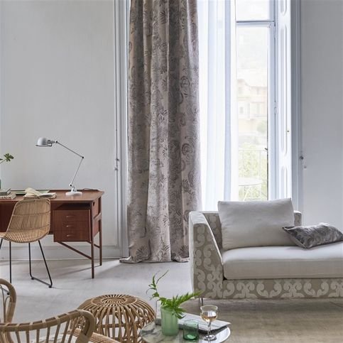 Iridato Chalk Fabric by Designers Guild 