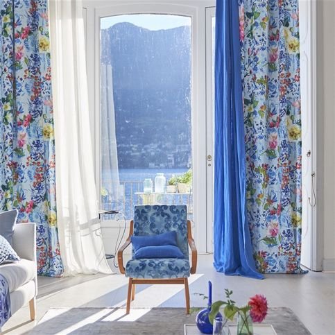 Iridato Sky Fabric by Designers Guild 