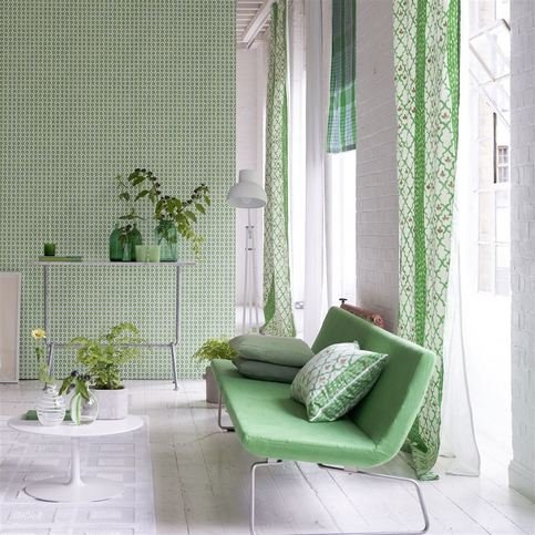 Jaal Emerald Wallcovering by Designers Guild